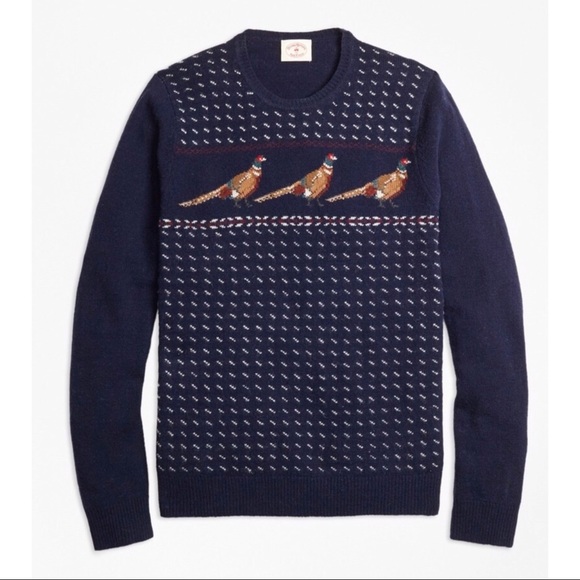 Brooks Brothers Pheasant Sweater 
